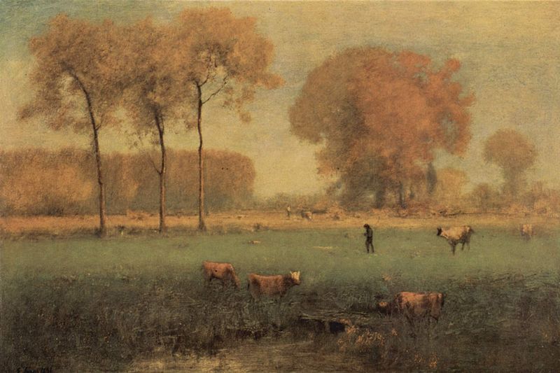 Summer Landscape (1894) - George Inness Tablo