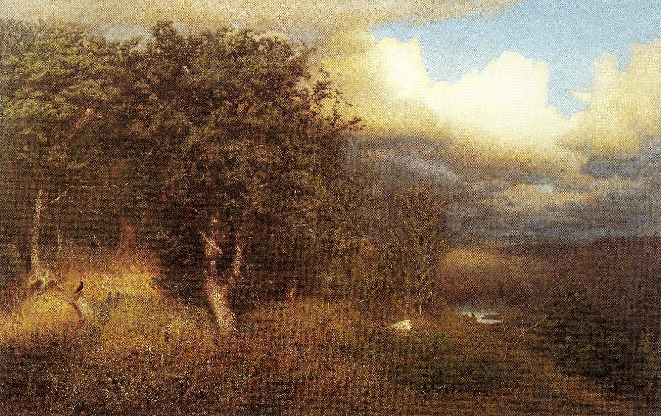 Summer Storm (1865) - Alexander Helwig Wyant Tablo