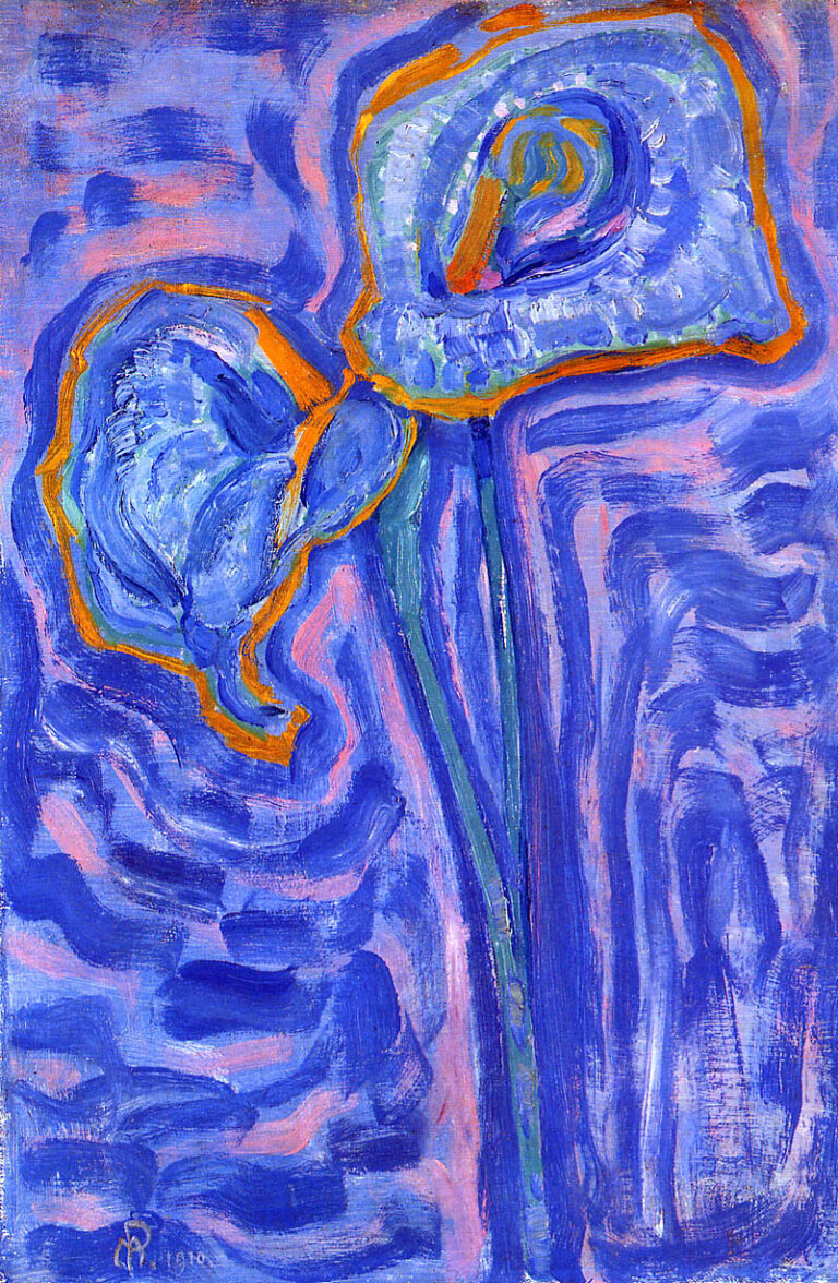 Sun (1910) – Piet Mondrian Tablo