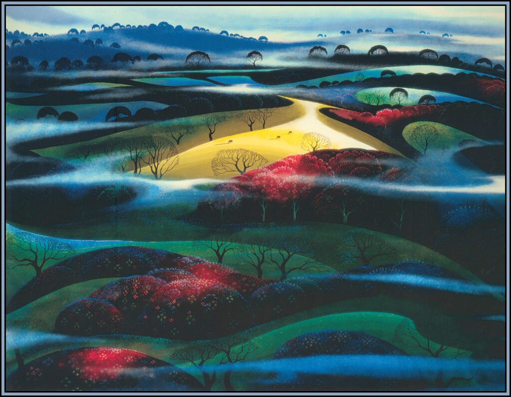 Sun Shining Through – Eyvind Earle Tablo