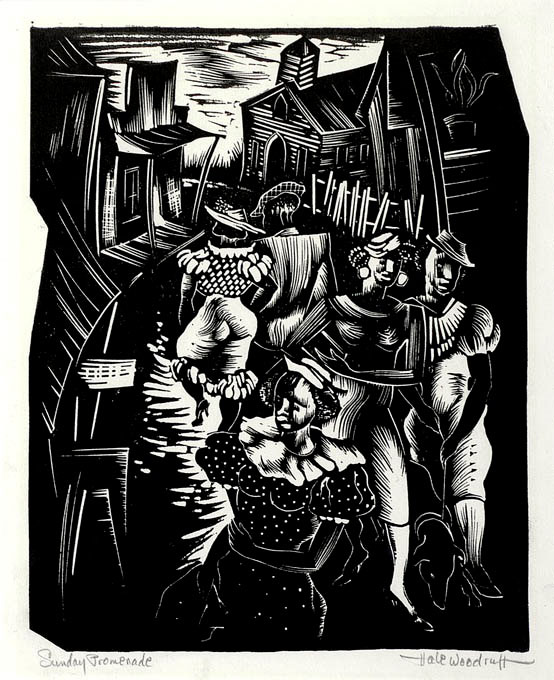 Sunday Promenade (1935) – Hale Woodruff Tablo