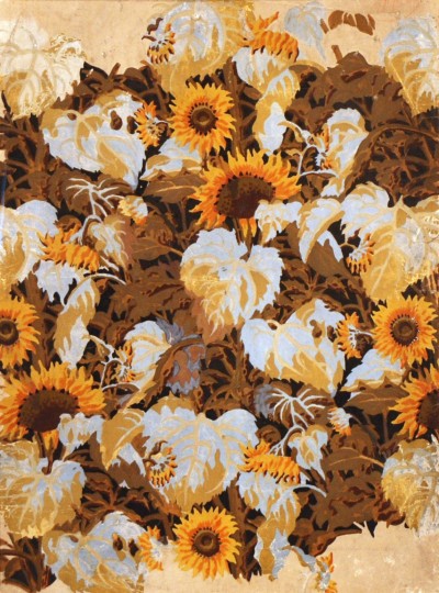 Sunflowers (1921) - Charles E. Burchfield Tablo