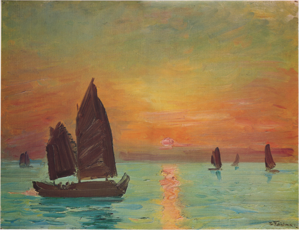 Sunrise(sunrise in Taiwan) - Fujishima Takeji Tablo