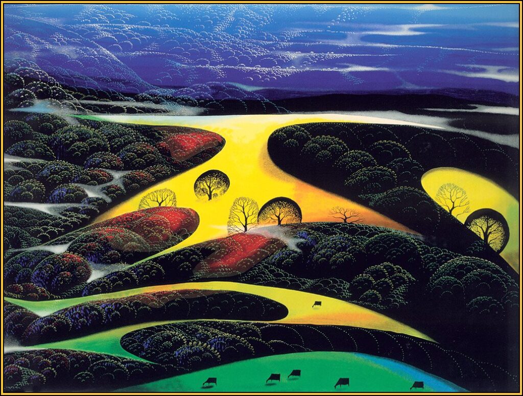 Sunset Magic - Eyvind Earle Tablo
