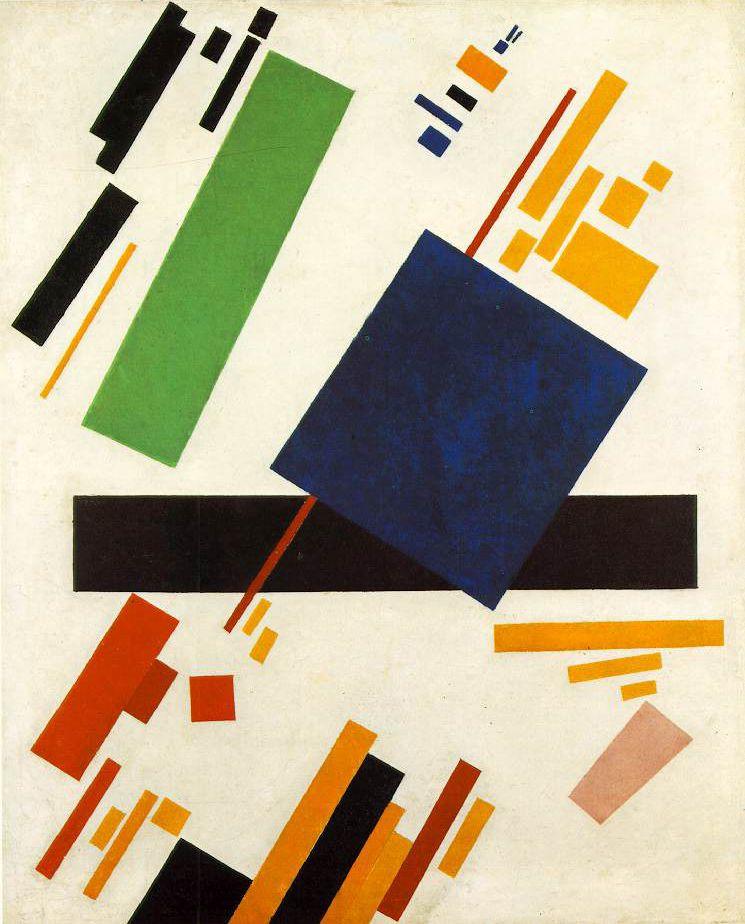 Suprematic Painting (1916) - Kazimir Malevich Tablo