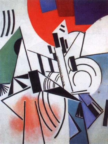 Suprematism (1916) - Olga Rozanova Tablo