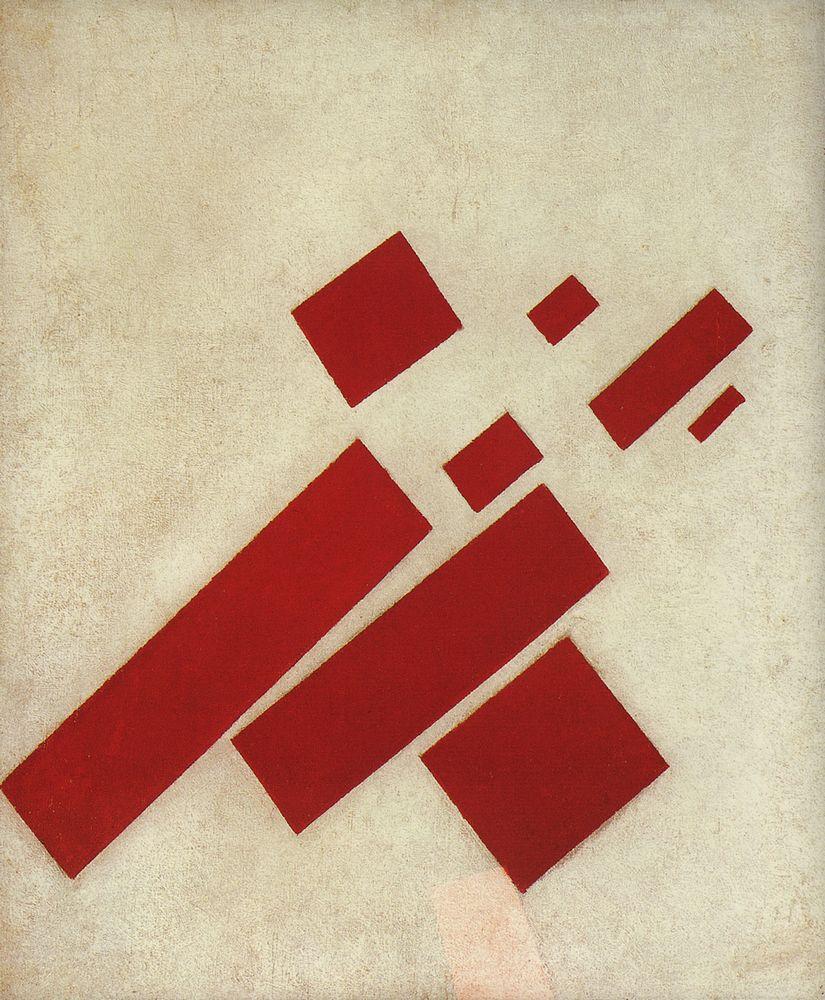 Suprematism with Eight Red Rectangles (1915) - Kazimir Malevich Tablo
