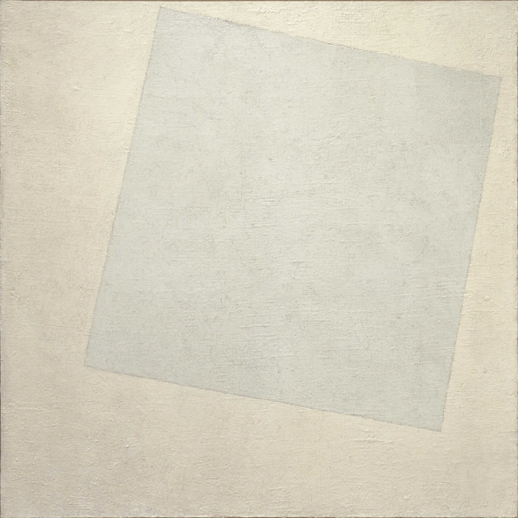 Suprematist Composition White on White (1917) - Kazimir Malevich Tablo