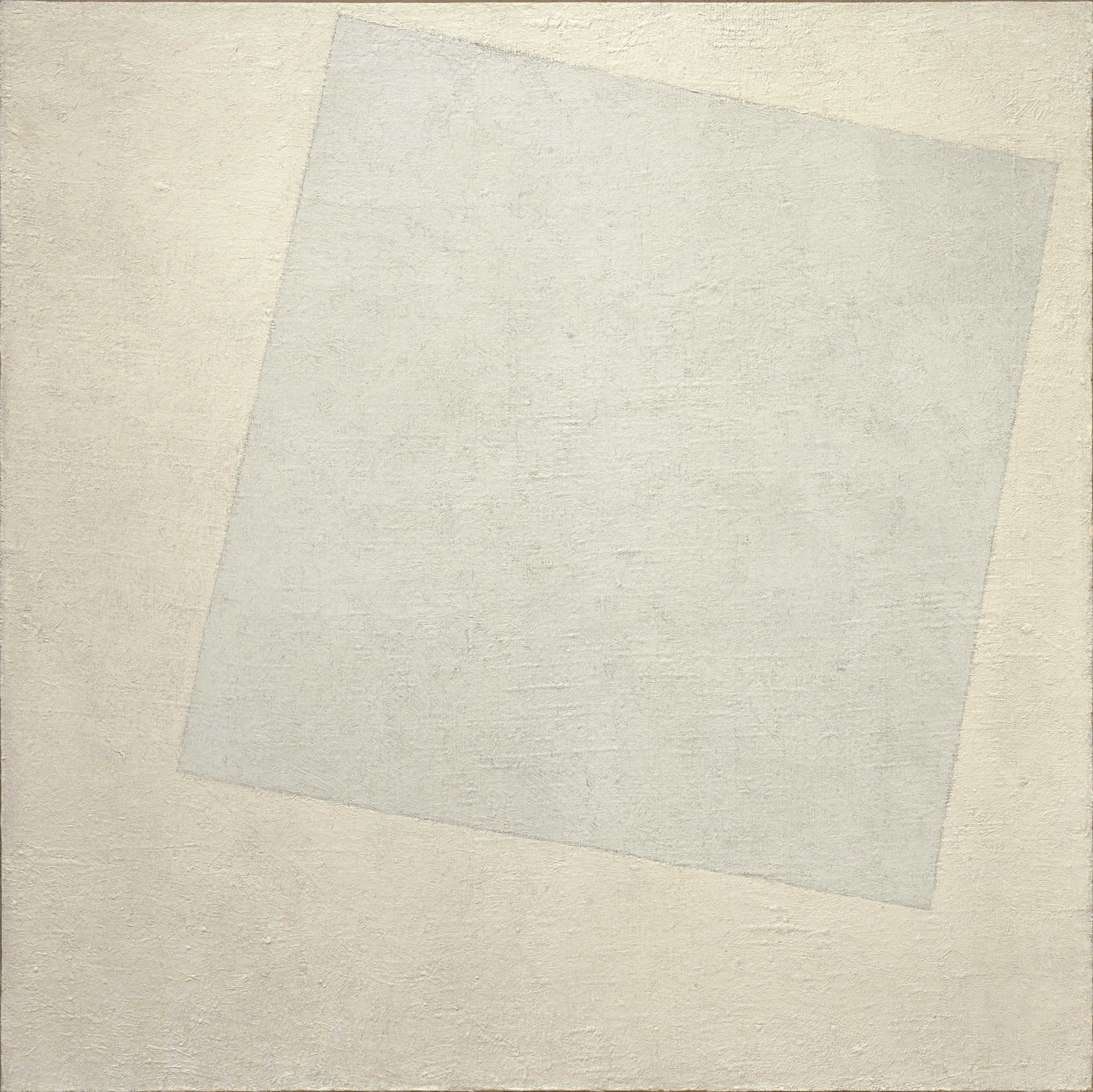Suprematist Composition White on White (1917) - Kazimir Malevich Tablo