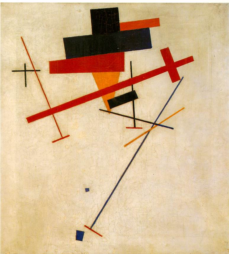 Suprematist Painting (1916) - Kazimir Malevich Tablo