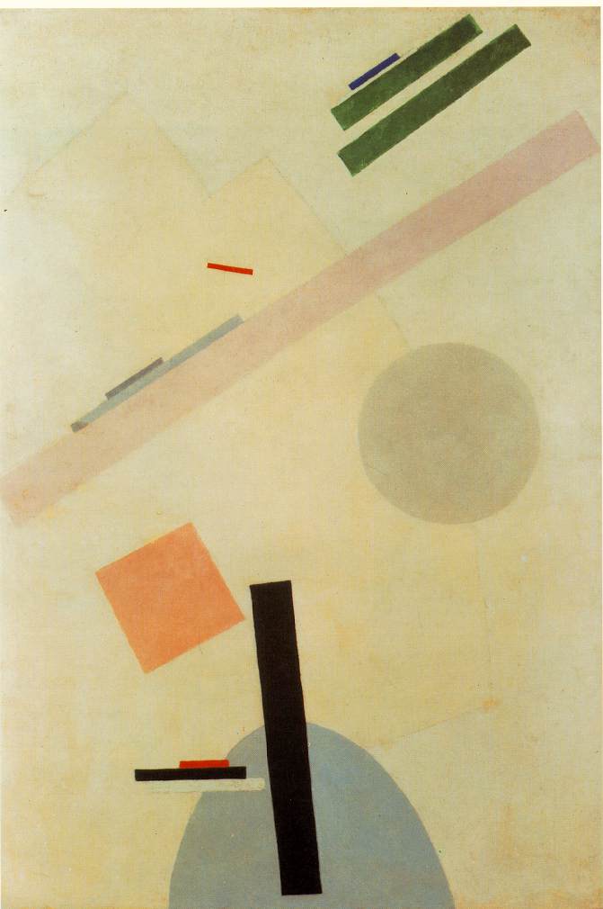 Suprematist Painting (1917) - Kazimir Malevich Tablo
