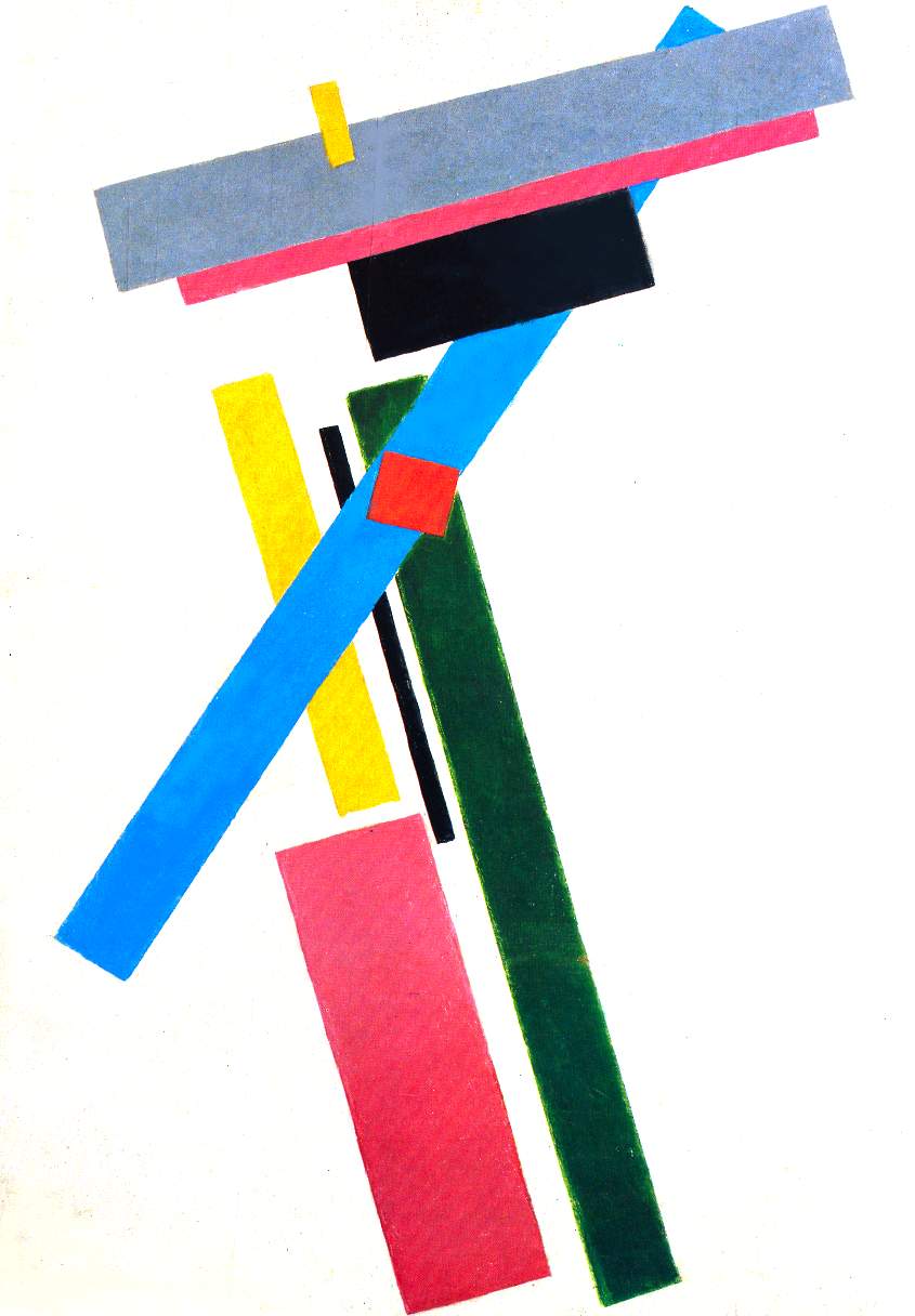 Suprematistic Construction (1915) - Kazimir Malevich Tablo