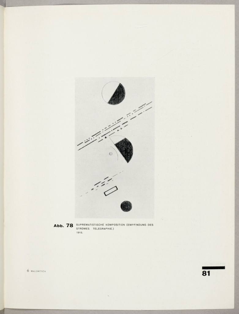 Suprematistic composition (Feeling of the current. Telegraphy.) (1927) - Kazimir Malevich Tablo