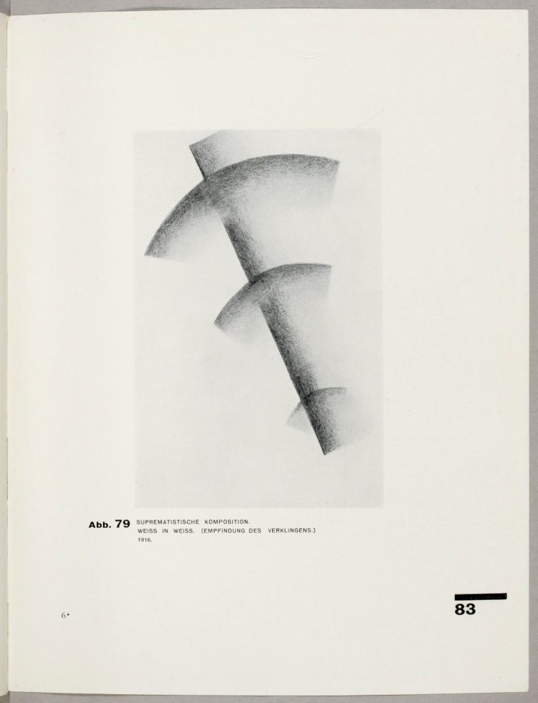 Suprematistic composition. White in white. (Feeling of fading away.) (1927) - Kazimir Malevich Tablo