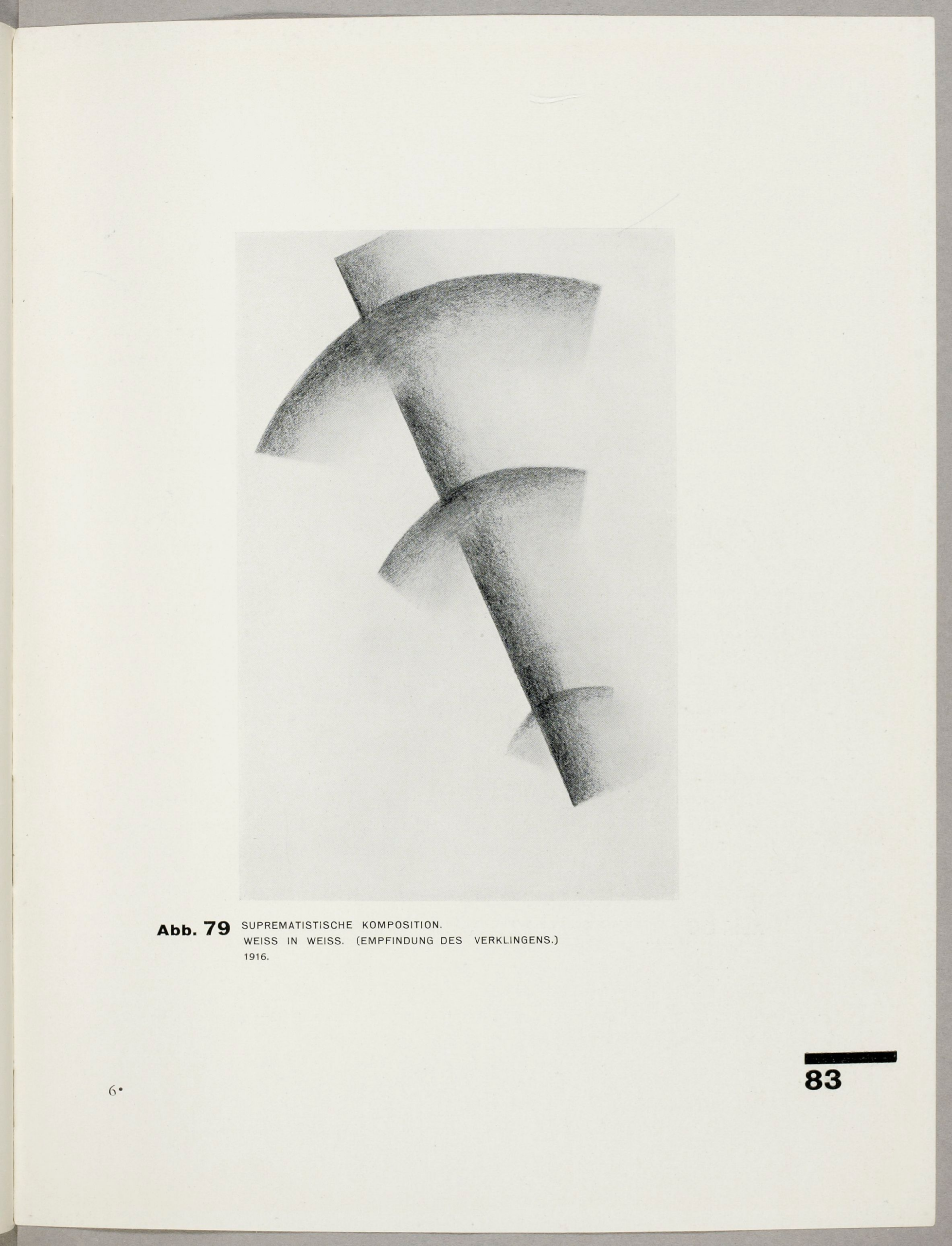 Suprematistic composition. White in white. (Feeling of fading away.) (1927) - Kazimir Malevich Tablo