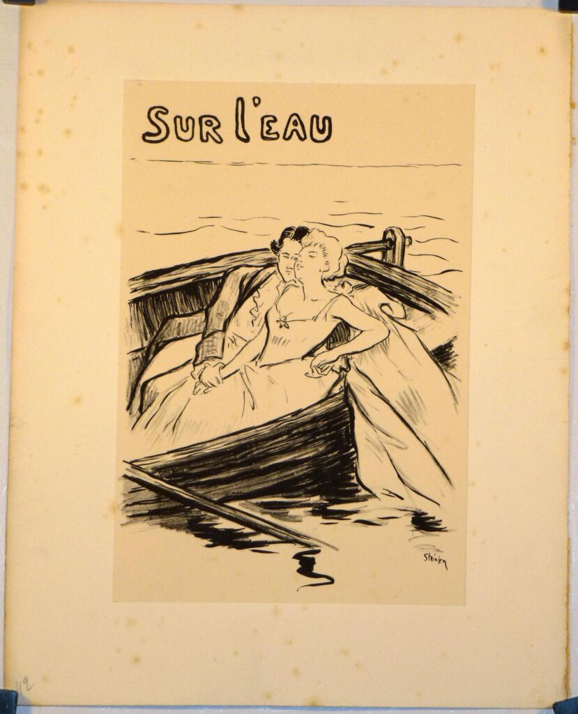 Sur L'Eau (1894) - Théophile Steinlen Tablo