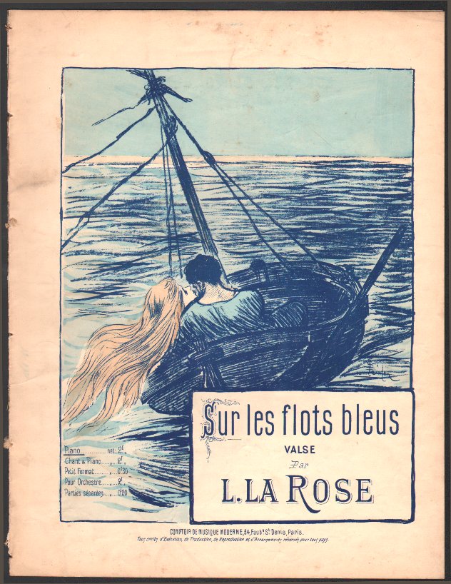 Sur les flots bleux – Théophile Steinlen Tablo