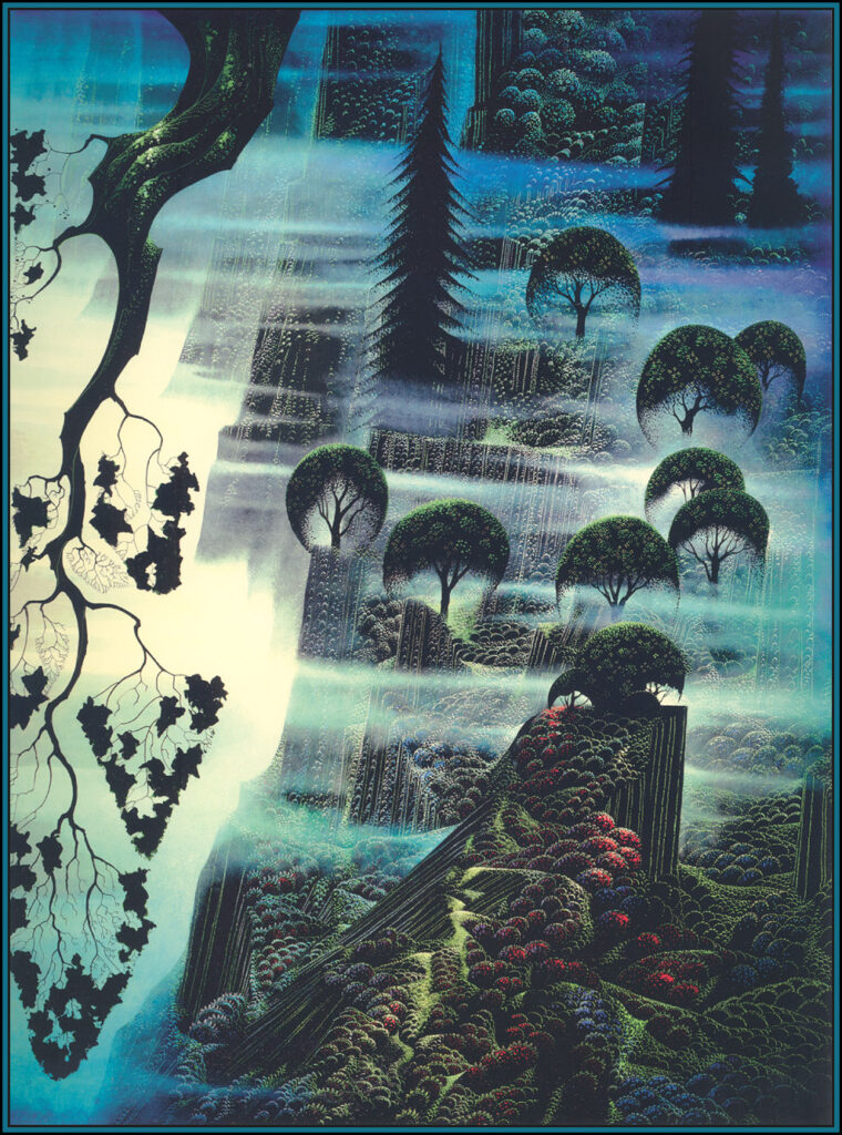 Surf Wind and Fog - Eyvind Earle Tablo
