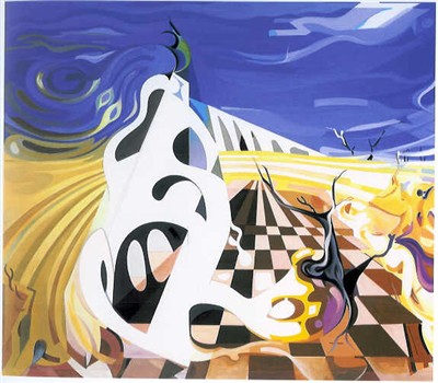 Surrealist Evora (1945) – Nadir Afonso Tablo