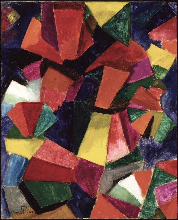 Synchromy Number 4 To Form (1914) - Morgan Russell Tablo