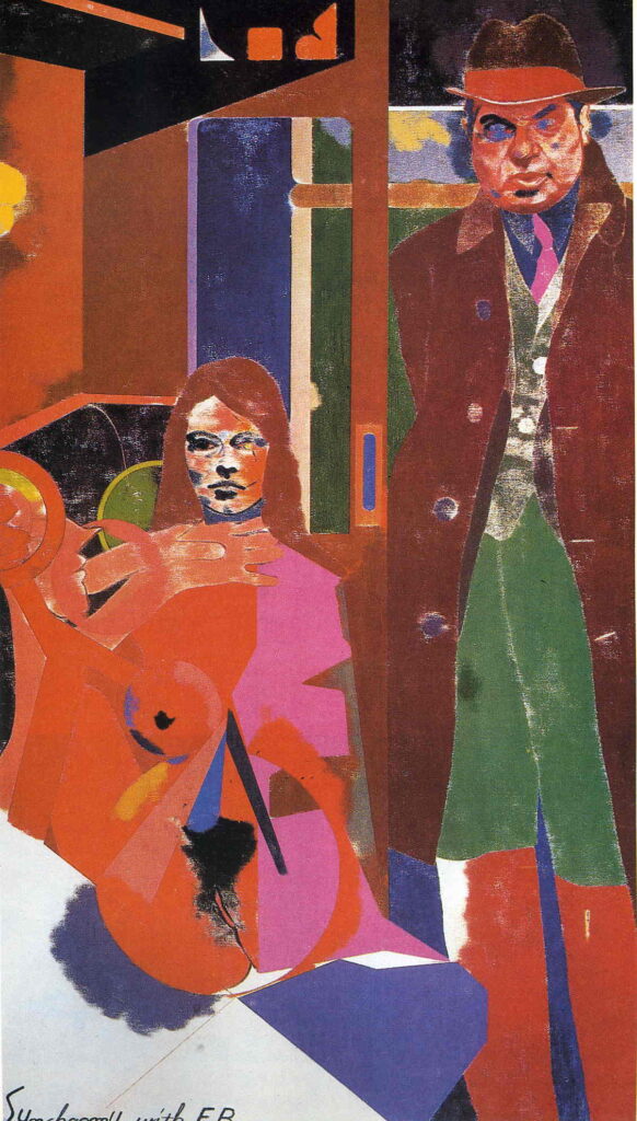 Synchromy with F. B. - R. B. Kitaj Tablo