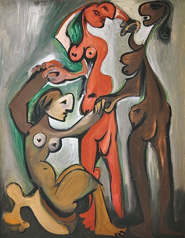 Tři Grácie (1937) - Emil Filla Tablo