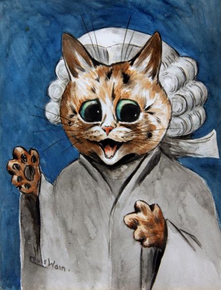 THE BARRISTER – Louis Wain Tablo