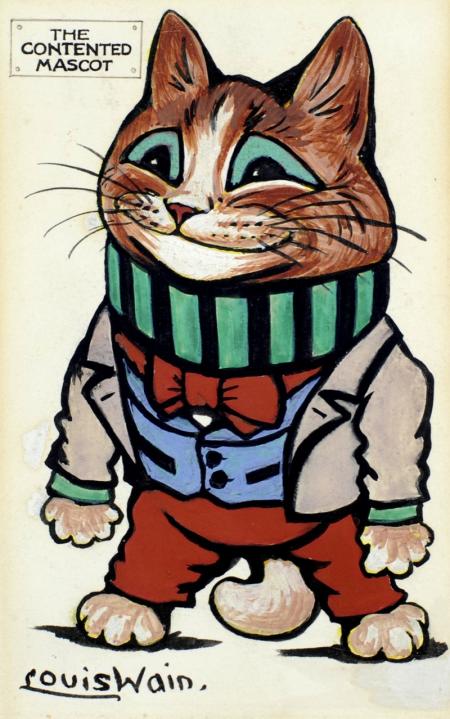THE CONTENTED MASCOT – Louis Wain Tablo