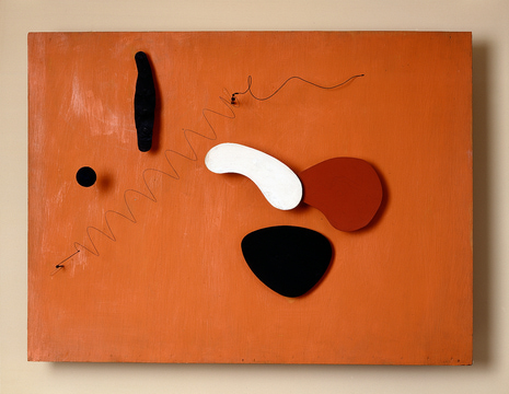 THE ORANGE PANEL (1936) – Alexander Calder Tablo