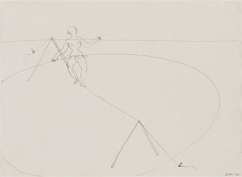 TIGHTROPE WALKER (1932) – Alexander Calder Tablo