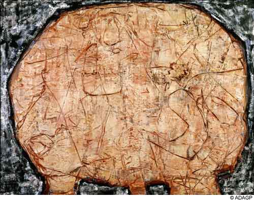 Table corail (1953) – Jean Dubuffet Tablo