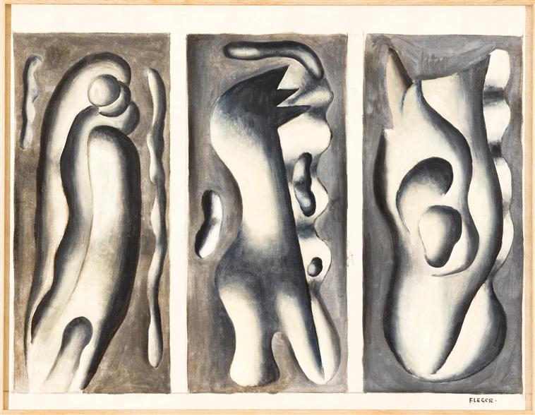 Tails of comets (study for a screen) - Fernand Léger Tablo