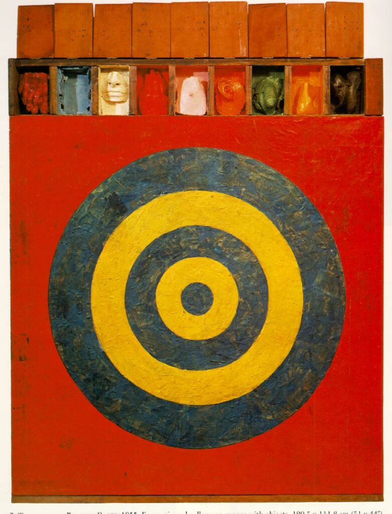 Target with Plaster Casts (1955) - Jasper Johns Tablo
