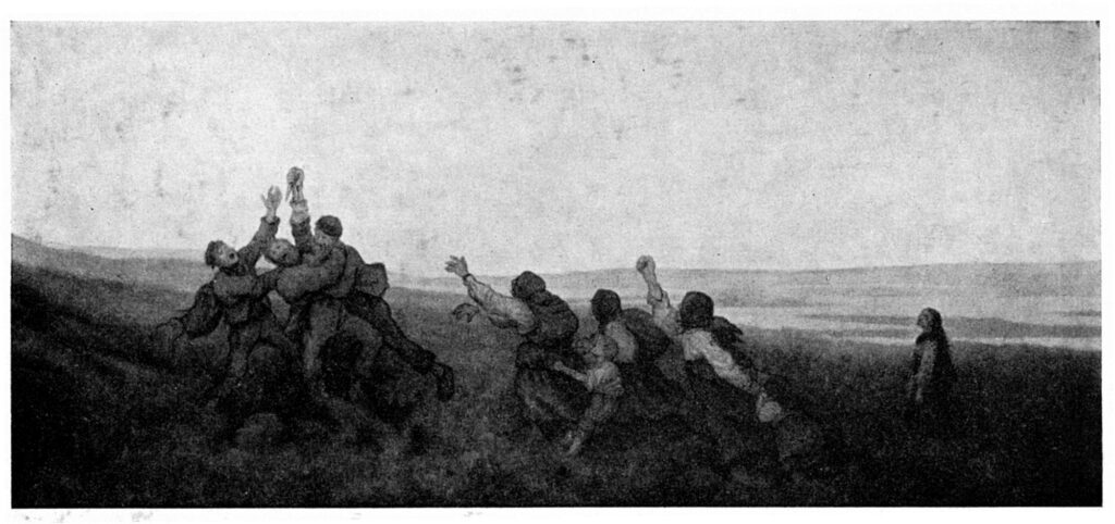 Taterslagsmaal - Theodor Severin Kittelsen Tablo
