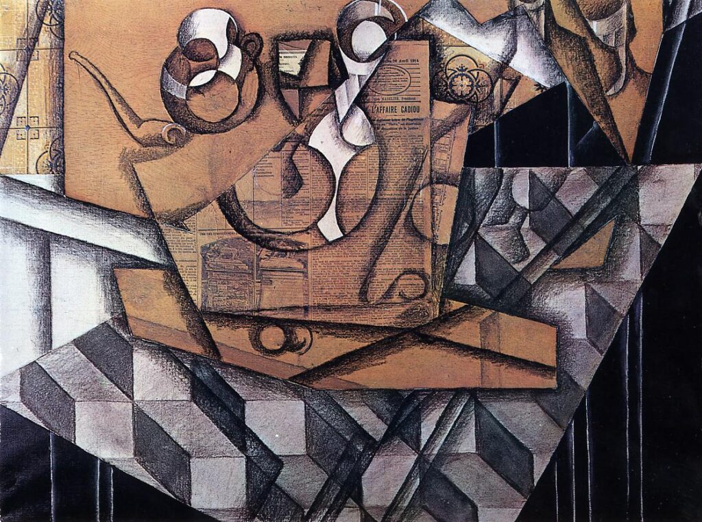 Tea Cups (1914) - Juan Gris Tablo