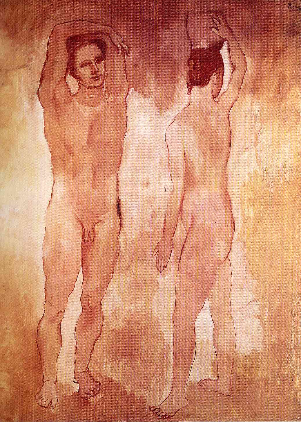 Teenagers (1906) - Pablo Picasso Tablo