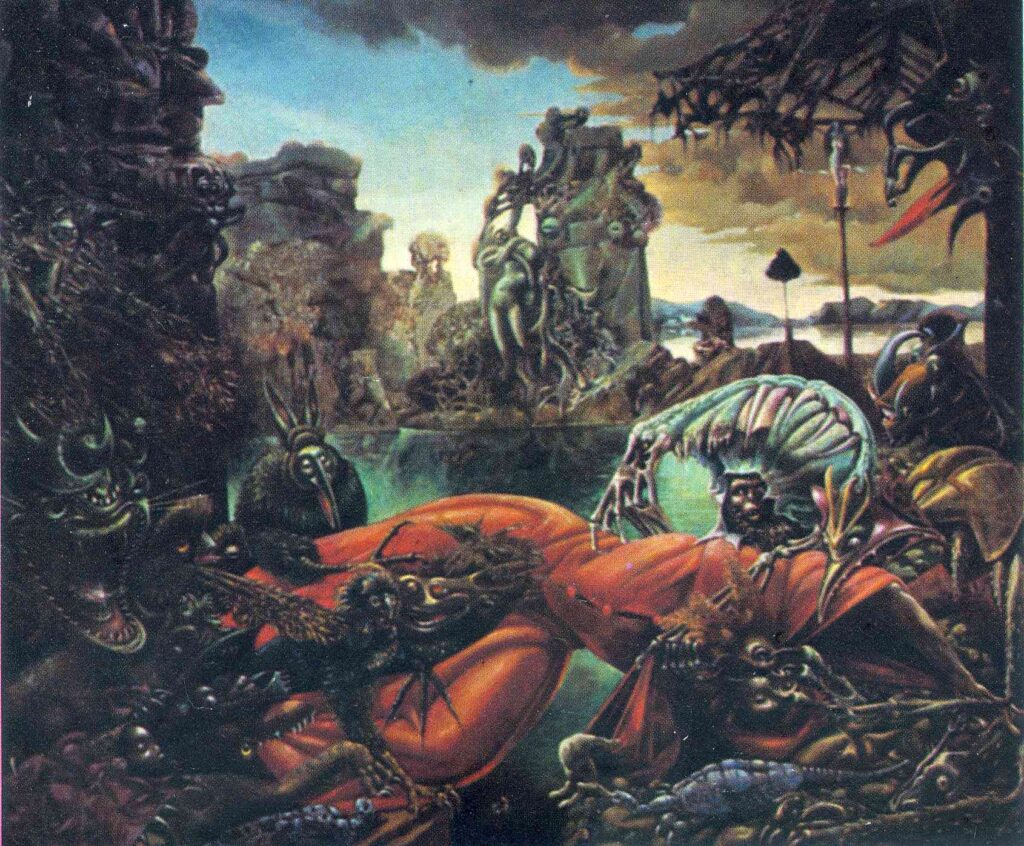 Temptation of St. Anthony (1945) – Max Ernst Tablo