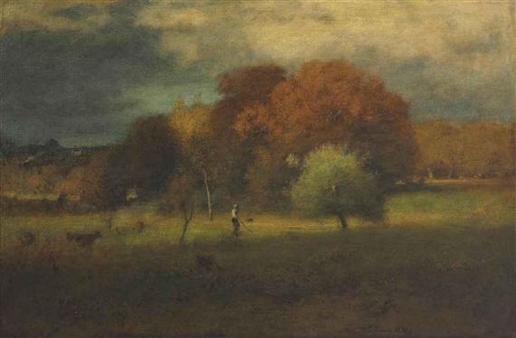 Tenafly, Autumn (1891) - George Inness Tablo