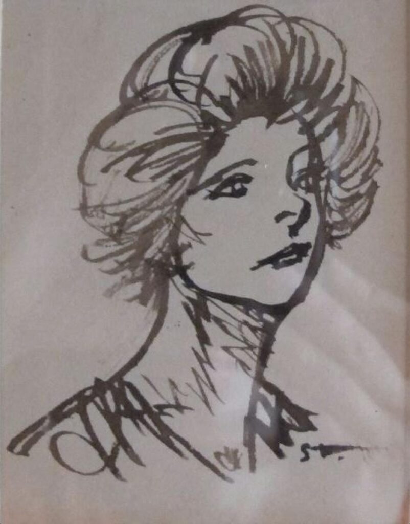 Tete de Femme - Théophile Steinlen Tablo