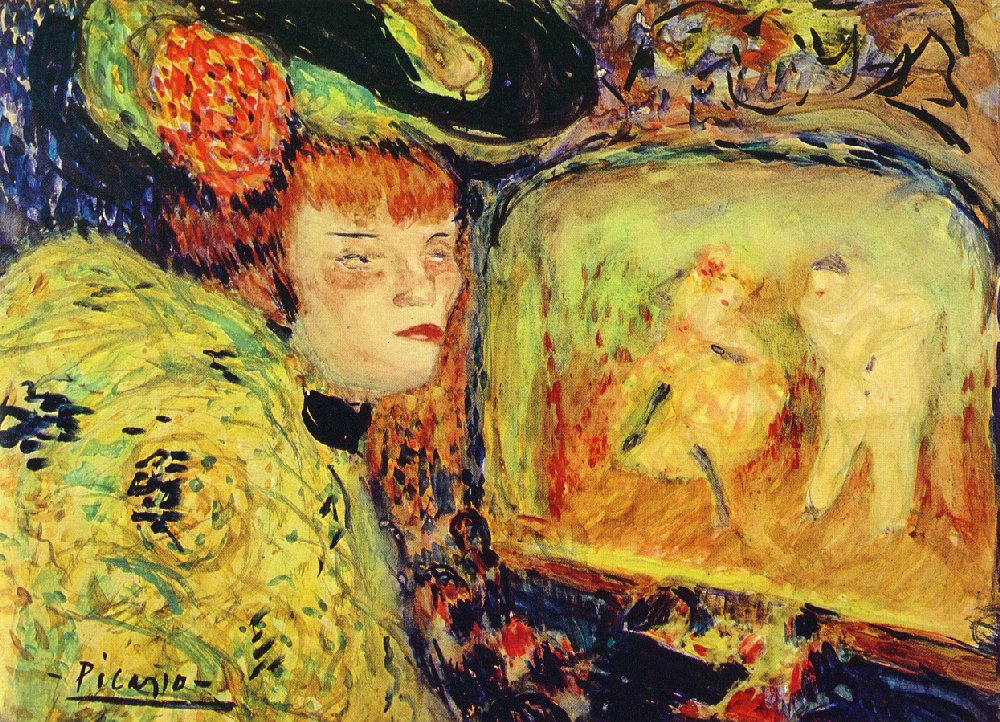 The 'Divan Japonais' (1901) - Pablo Picasso Tablo