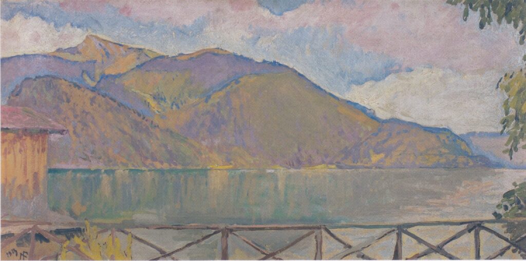 The Abersee (1913) - Koloman Moser Tablo