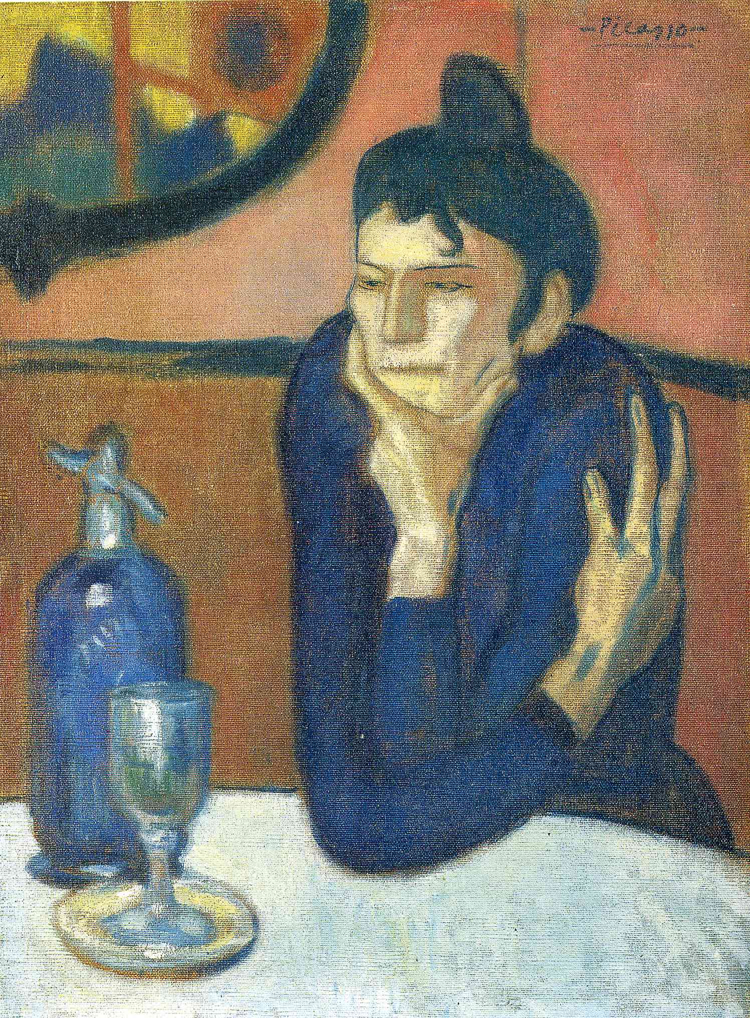 The Absinthe Drinker (1901) - Pablo Picasso Tablo