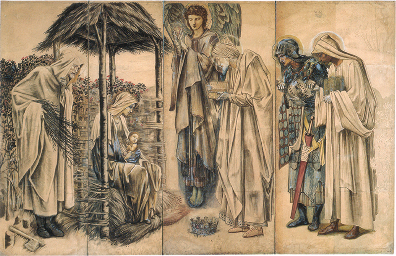 The Adoration of the Magi Tapestry Cartoon (1888) – William Morris Tablo