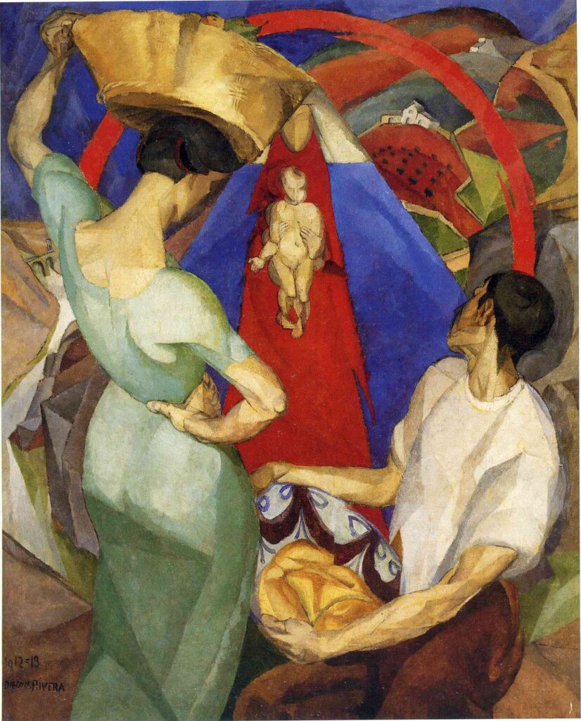 The Adoration of the Virgin (1913) - Diego Rivera Tablo