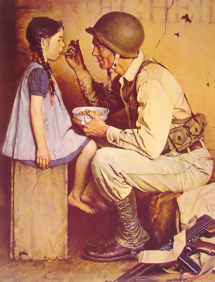 The American Way (1944) - Norman Rockwell Tablo