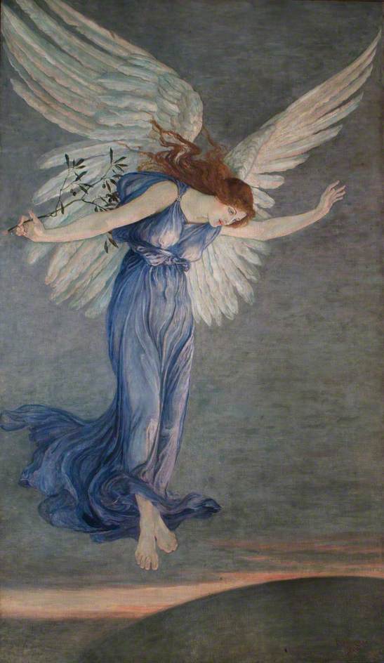 The Angel of Peace (1900) – Walter Crane Tablo