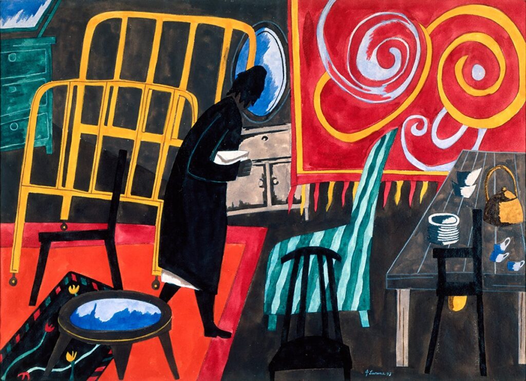 The Apartment (1943) - Jacob Lawrence Tablo