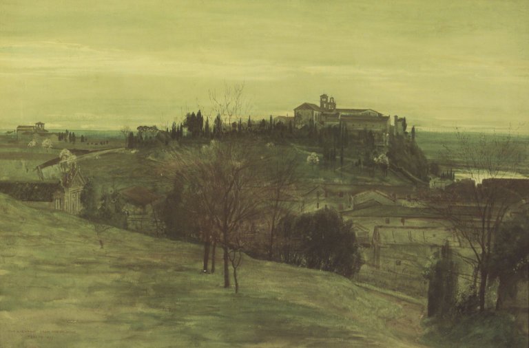 The Aventine from the Palatine (1873) – Walter Crane Tablo