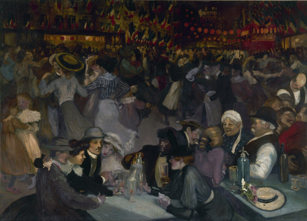The Ball of July 14 - Théophile Steinlen Tablo