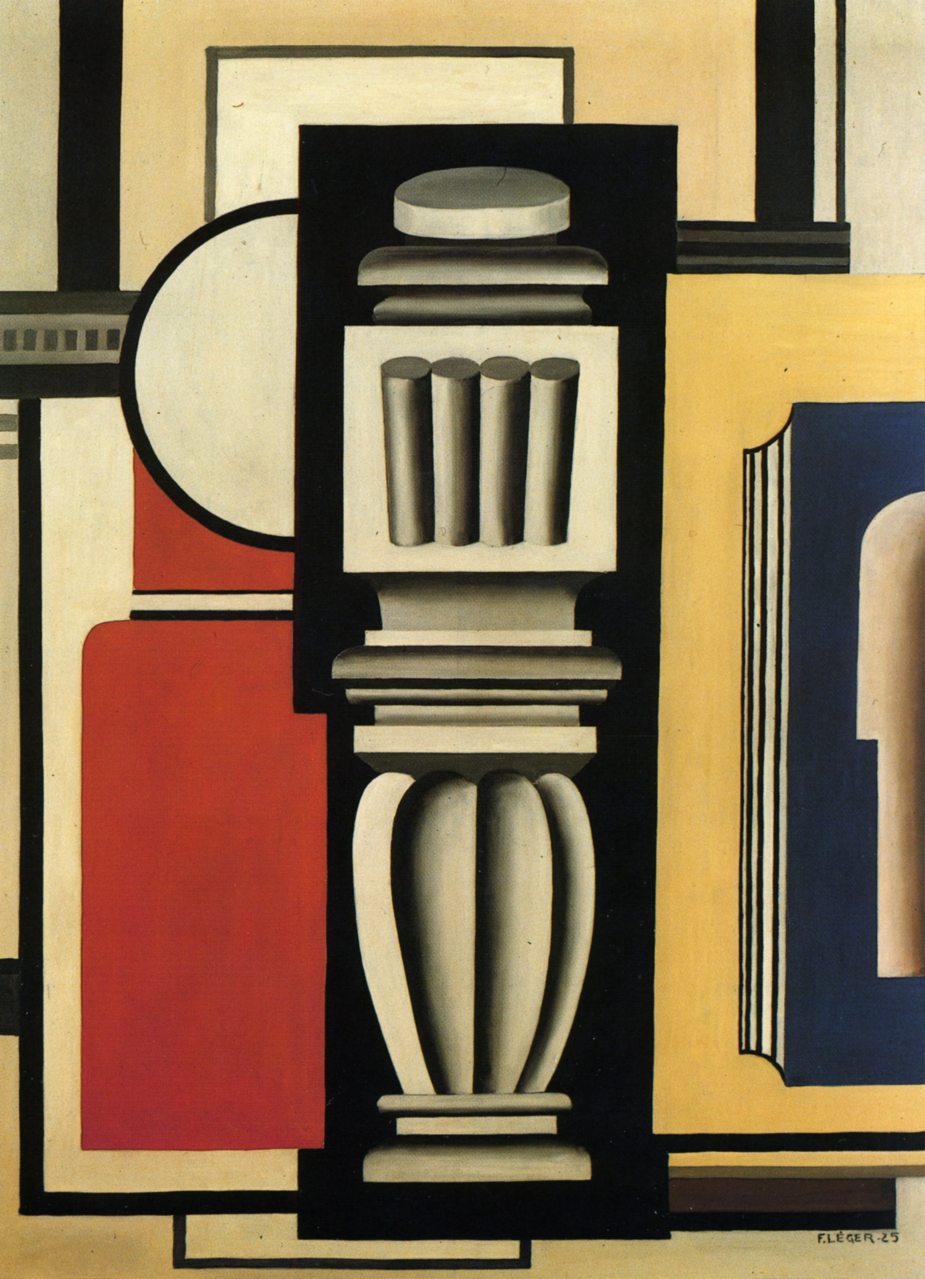 The Baluster (1925) - Fernand Léger Tablo